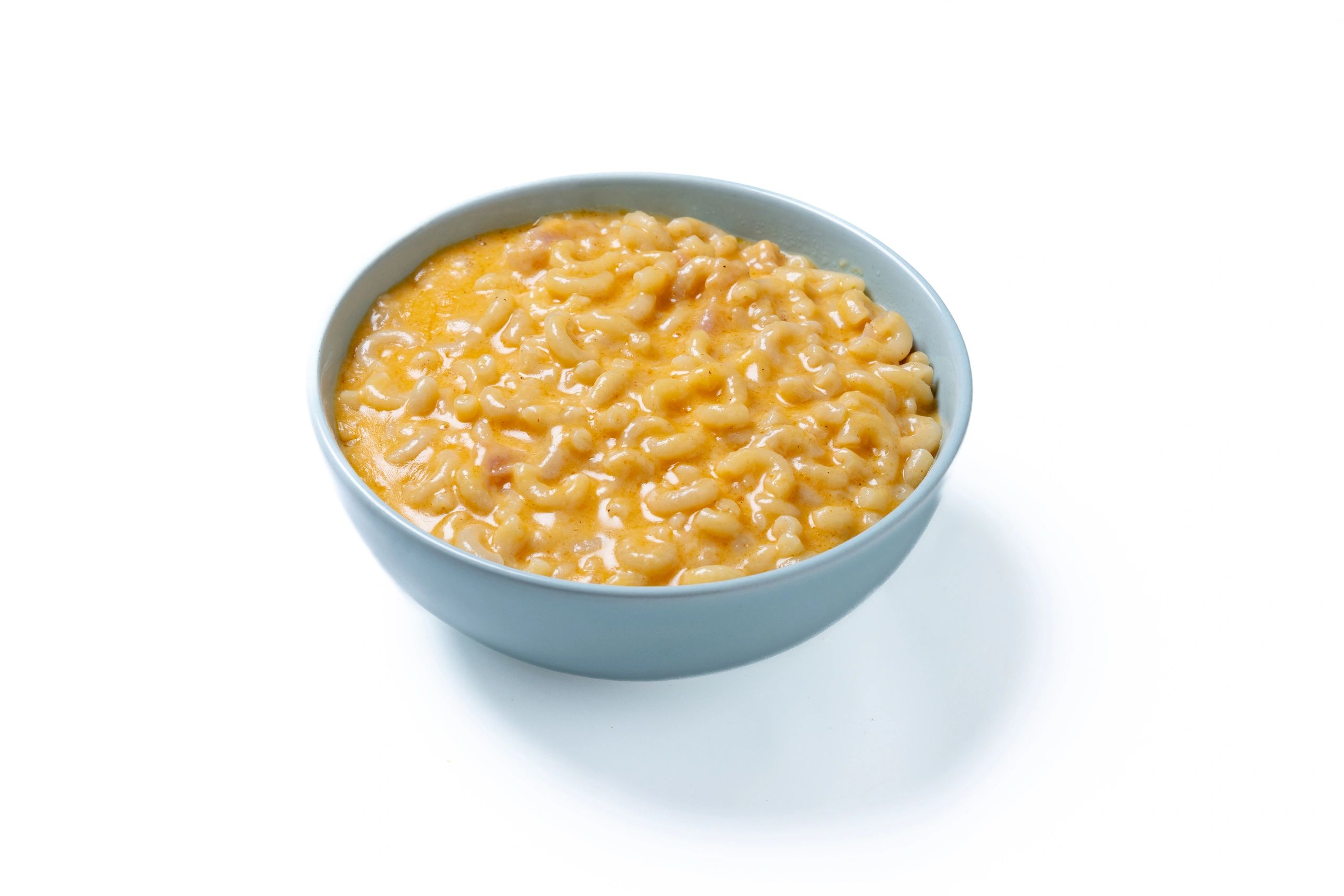 Creamy pasta served in a bowl