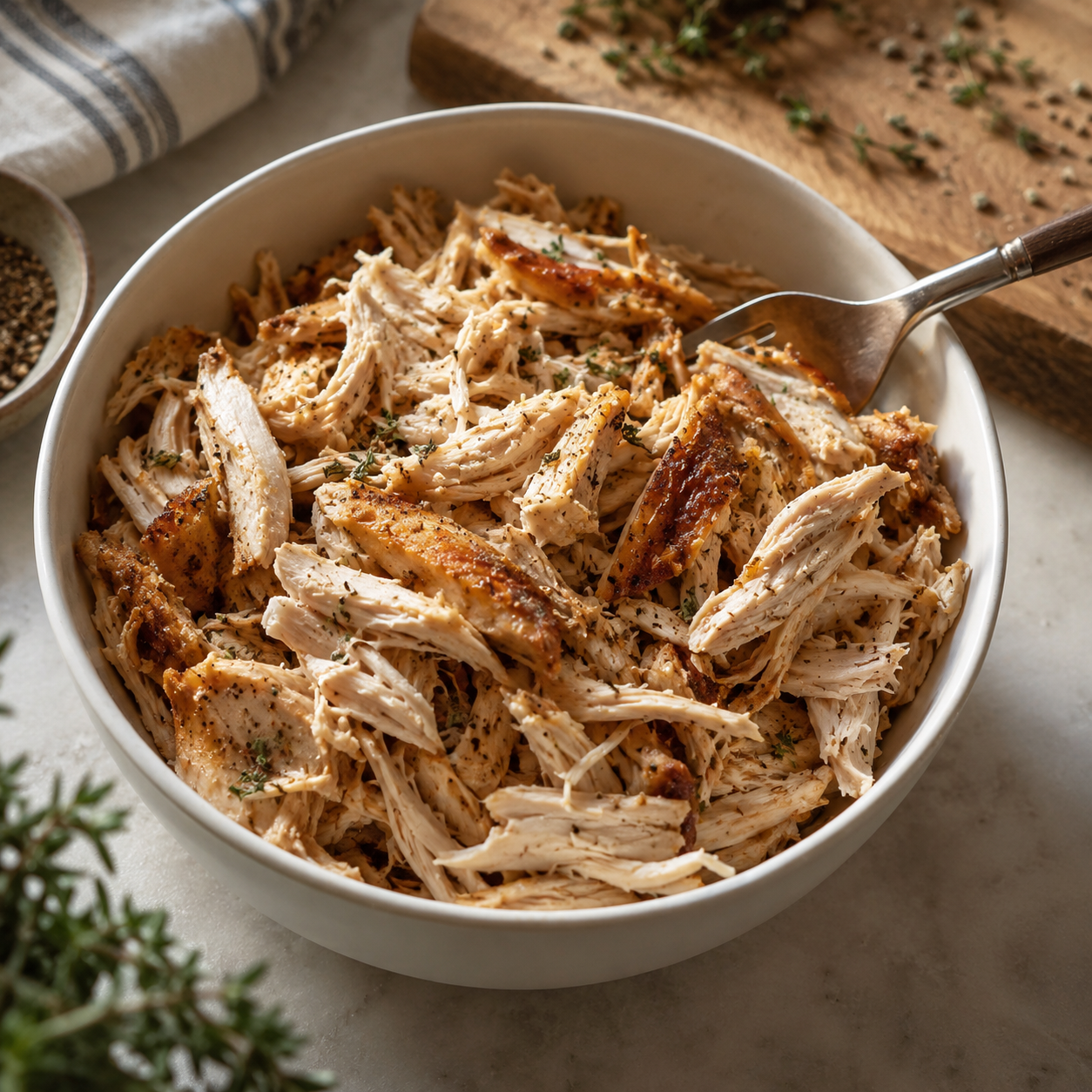 Leftover Rotisserie Chicken Recipes: 5 Easy Ideas for Busy Weeknights 2 Shredded Chicken