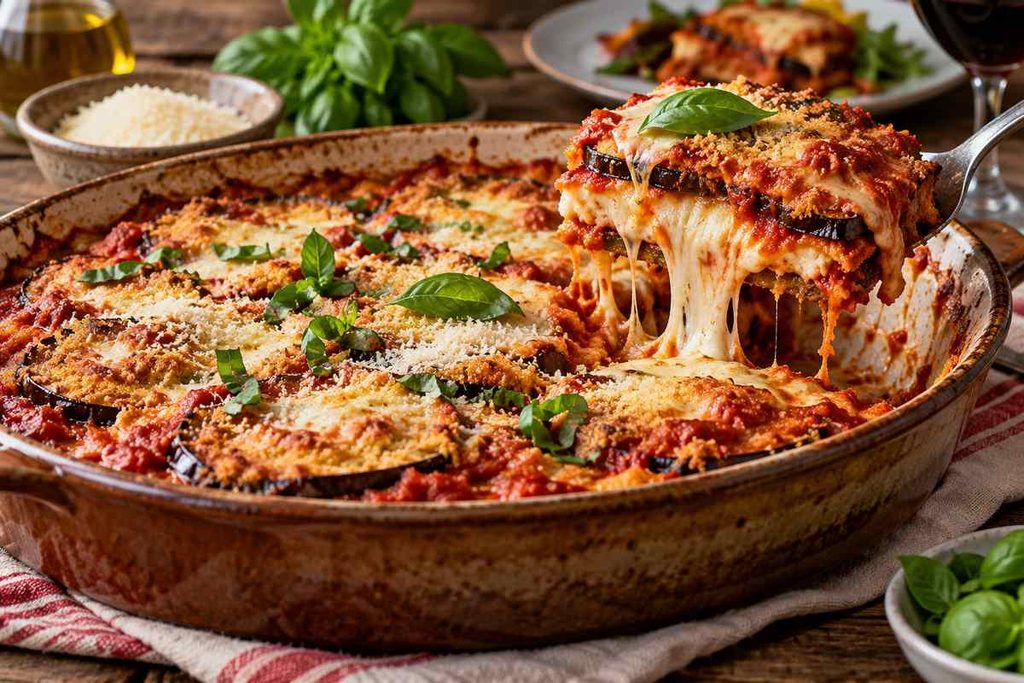 10 Trending 2026 Dinner Recipes Everyone’s Pinning 5 Baked eggplant parmesan with marinara sauce melted mozzarella Parmesan and fresh basil