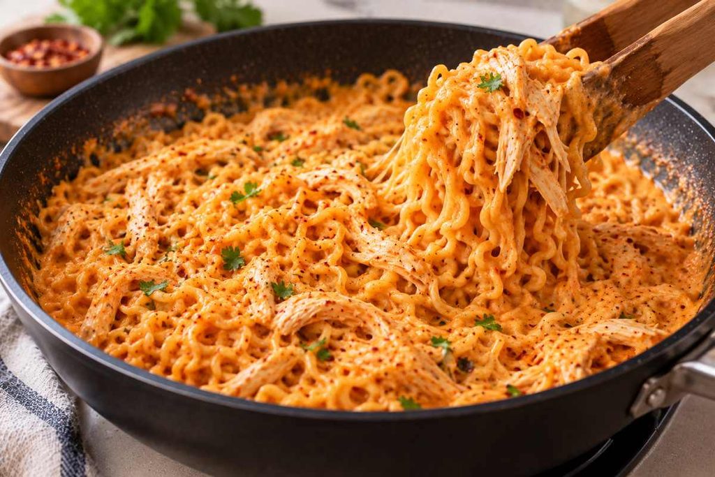 Buldak Carbonara Ramen Recipe β Creamy Spicy 15-Minute Noodles 7 Chicken Carbonara Buldak Ramen
