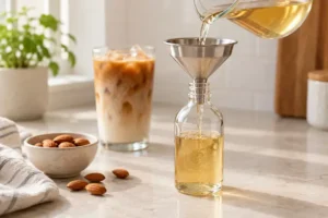 Almond Coffee Syrup (Easy 3-Ingredient Recipe) 11 Cool, measure and refrigerate for almond coffee syrup