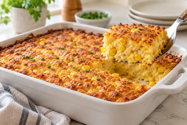 Easy Corn Casserole Recipe Without Jiffy 5 Corn Casserole Without Jiffy: Bake and rest