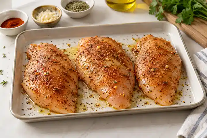 Juicy Crock Pot Chicken Breast Recipe 2 Crock Pot Chicken Breast: Season thawed chicken