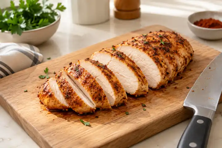 Juicy Crock Pot Chicken Breast Recipe 5 Crock Pot Chicken Breast: Rest and slice